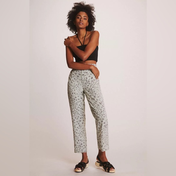 Anthropologie Frayed Straight Leg Pants by Cloth + Stone - Picture 2 of 8